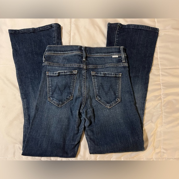Mother women’s jeans size 24 blue flare wide leg the cruiser partners undercover - Picture 7 of 16